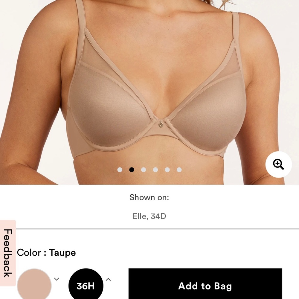 Classic uplift plunge bra from ThirdLove!